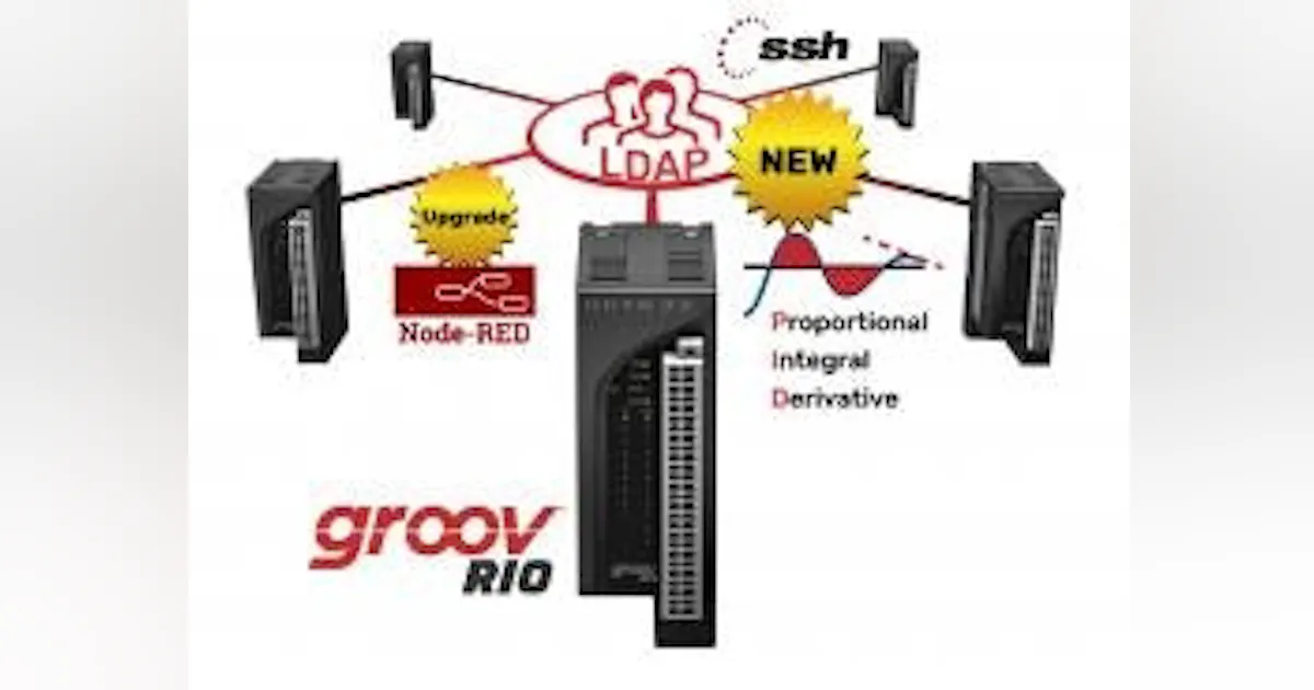 Groov Rio Module Product News: Opto 22’s groov RIO with PID, SSH and LDAP support ...