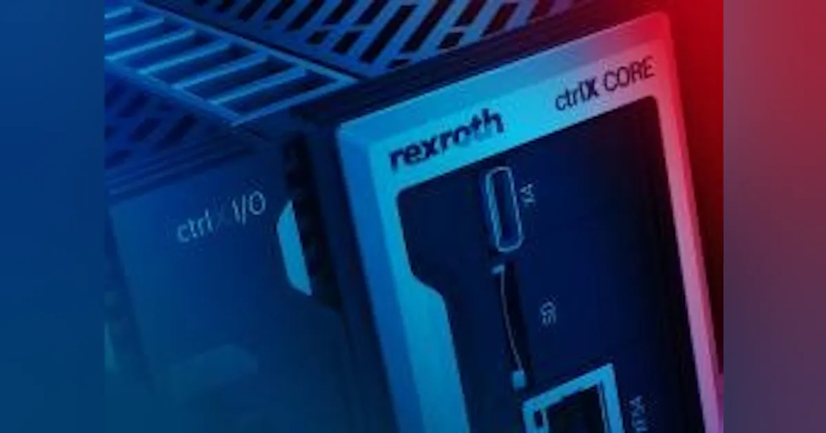 Product News: Bosch Rexroth’s ctrlX AUTOMATION | Smart Industry