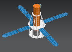 FEA models help to predict satellite behavior to guide design decisions. FEA models help to predict satellite behavior to guide design decisions.