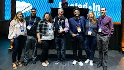 Representatives of Boston Dynamics, which was named winner of Rootstock's Manufacturer of the Year award on March 26 at a ceremony in New Orleans. Representatives of Boston Dynamics, which was named winner of Rootstock's Manufacturer of the Year award on March 26 at a ceremony in New Orleans.