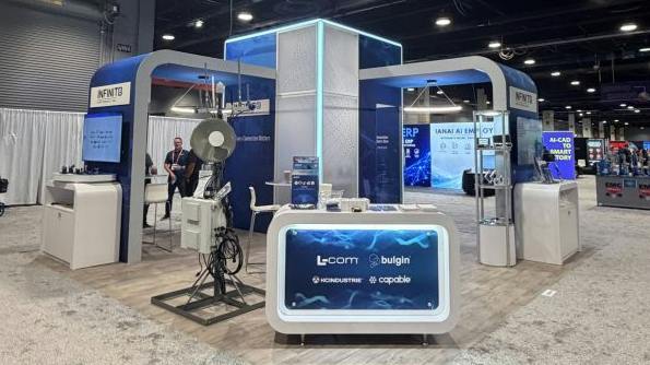 Infinite's booth at IMTS in Chicago.